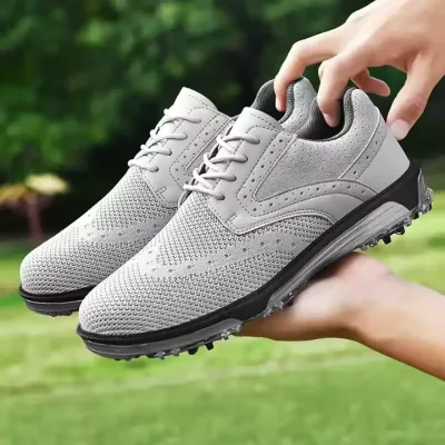 WATERPROOF SPIKE GOLF SHOES 